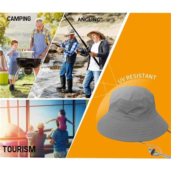 Women\'s Large Bucket Hats with Detachable Chin Strap Quick Dry Water Resistant main image 7